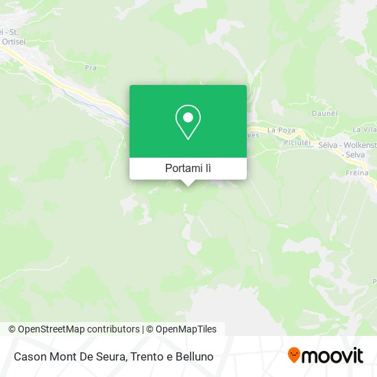 Mappa Cason Mont De Seura
