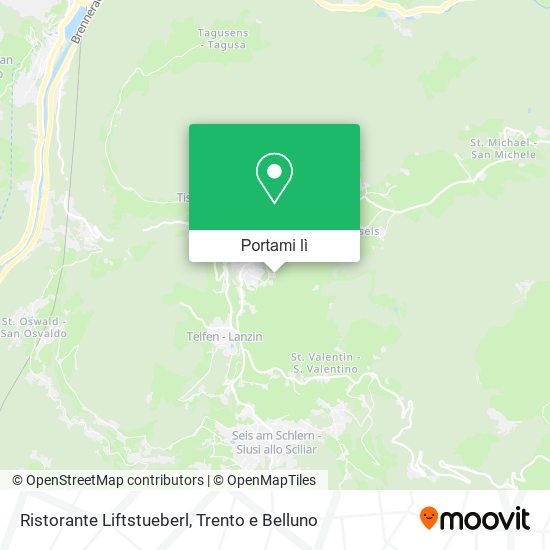 Mappa Ristorante Liftstueberl