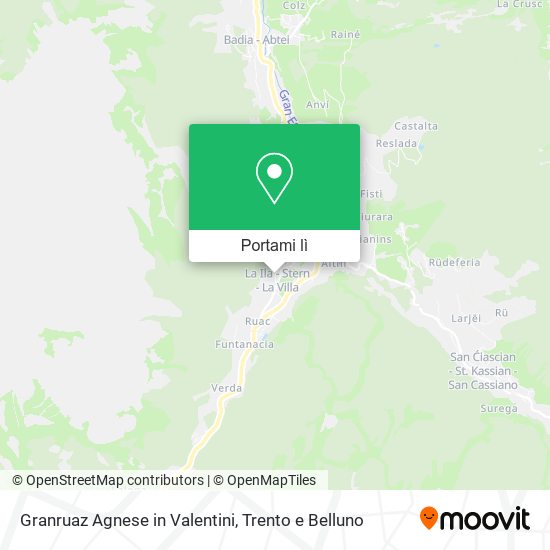 Mappa Granruaz Agnese in Valentini