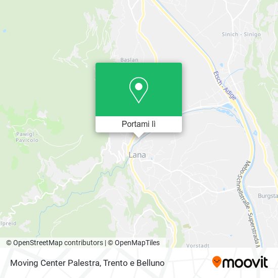 Mappa Moving Center Palestra