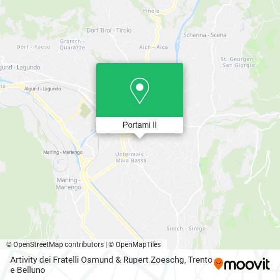 Mappa Artivity dei Fratelli Osmund & Rupert Zoeschg