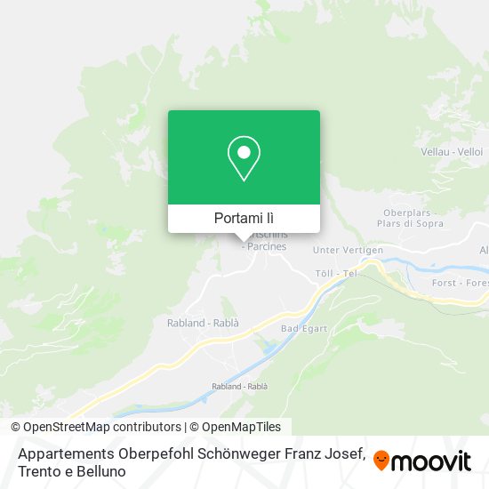 Mappa Appartements Oberpefohl Schönweger Franz Josef