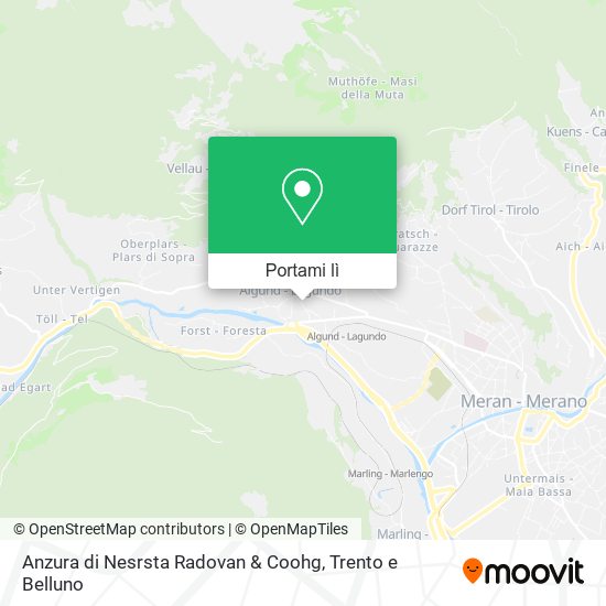 Mappa Anzura di Nesrsta Radovan & Coohg