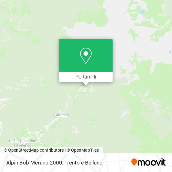 Mappa Alpin Bob Merano 2000