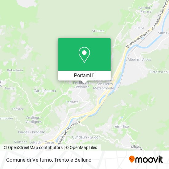Mappa Comune di Velturno