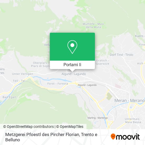 Mappa Metzgerei Pfoestl des Pircher Florian