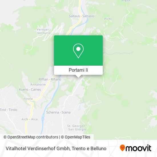 Mappa Vitalhotel Verdinserhof Gmbh