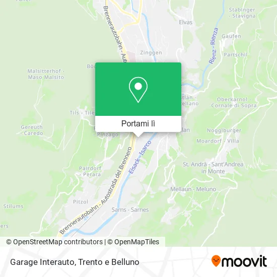 Mappa Garage Interauto