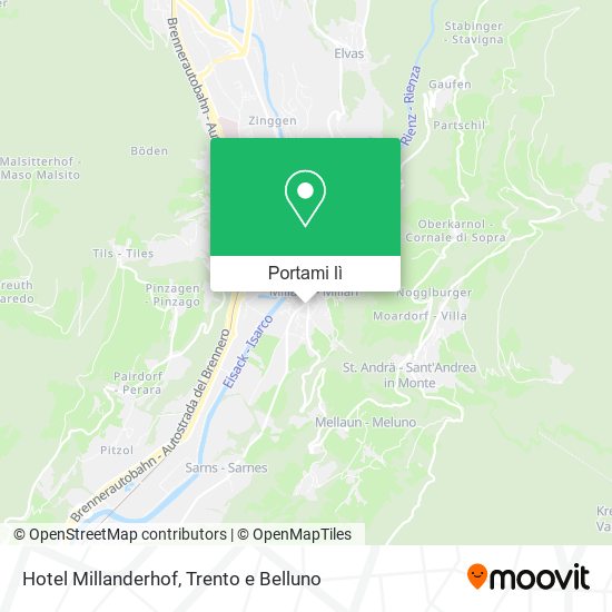 Mappa Hotel Millanderhof