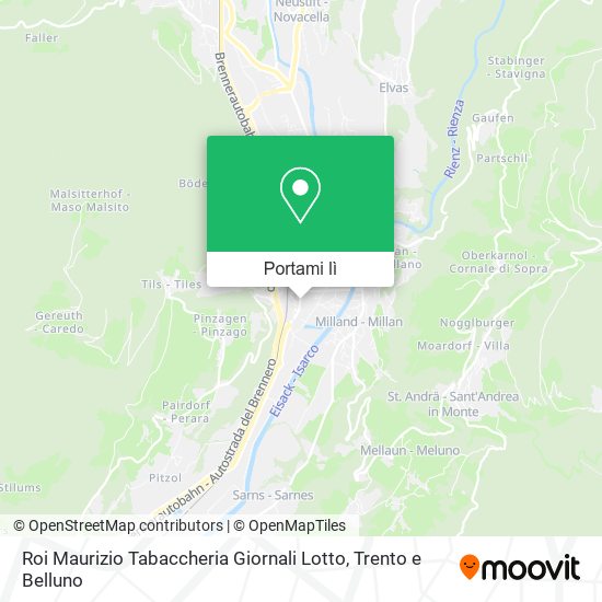 Mappa Roi Maurizio Tabaccheria Giornali Lotto
