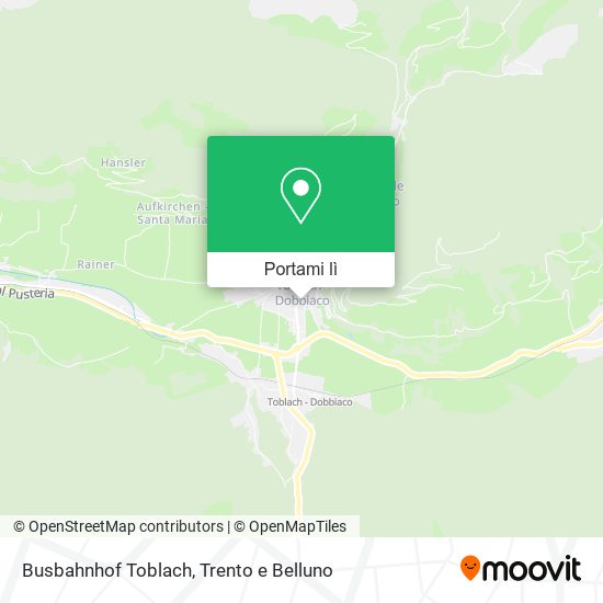 Mappa Busbahnhof Toblach