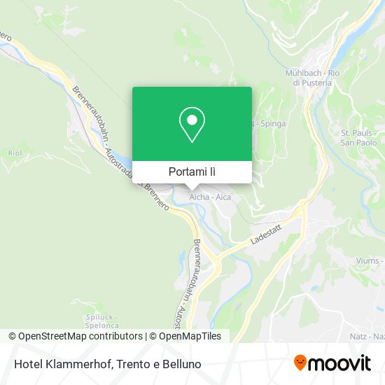 Mappa Hotel Klammerhof