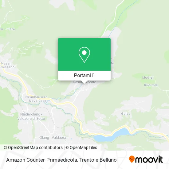 Mappa Amazon Counter-Primaedicola