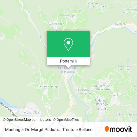 Mappa Mantinger Dr. Margit Pediatra