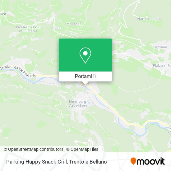 Mappa Parking Happy Snack Grill