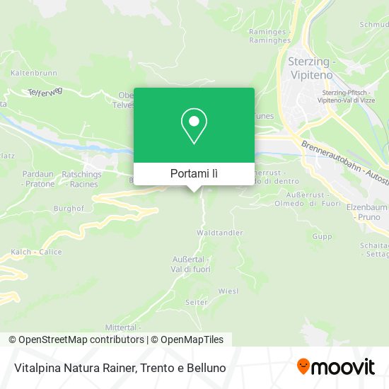 Mappa Vitalpina Natura Rainer