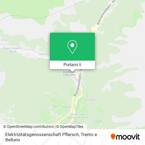 Mappa Elektrizitätsgenossenschaft Pflersch