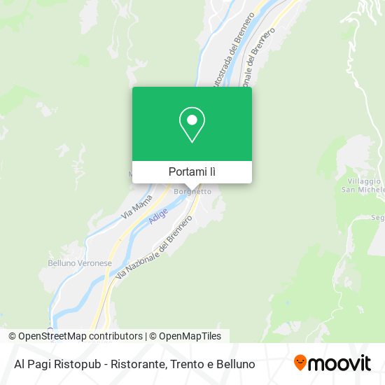 Mappa Al Pagi Ristopub - Ristorante