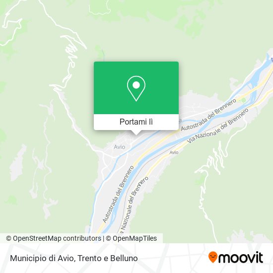 Mappa Municipio di Avio