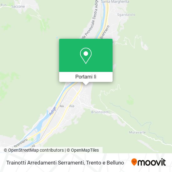 Mappa Trainotti Arredamenti Serramenti