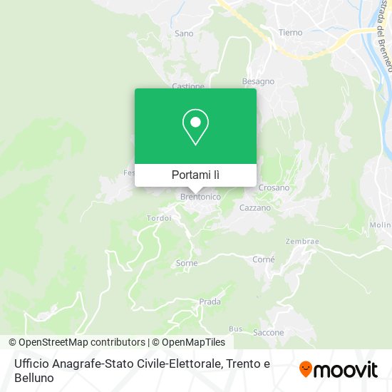 Mappa Ufficio Anagrafe-Stato Civile-Elettorale