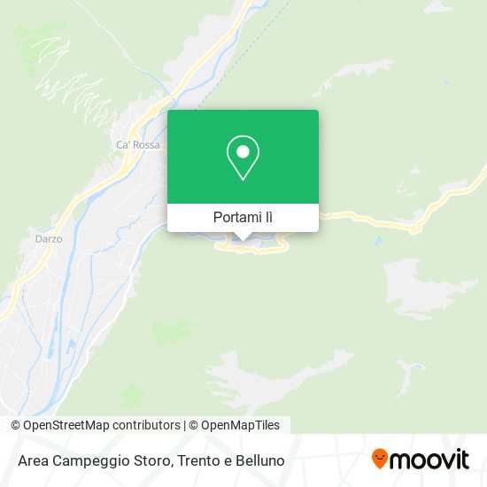 Mappa Area Campeggio Storo