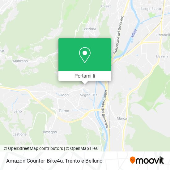Mappa Amazon Counter-Bike4u