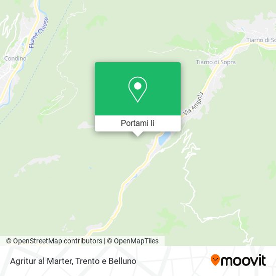 Mappa Agritur al Marter