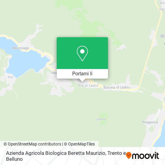 Mappa Azienda Agricola Biologica Beretta Maurizio