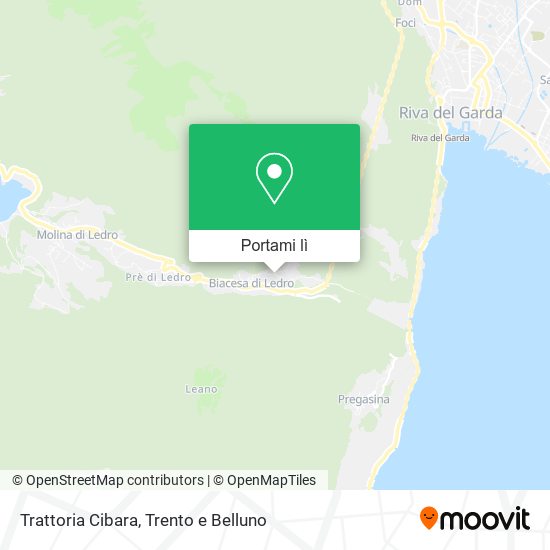 Mappa Trattoria Cibara