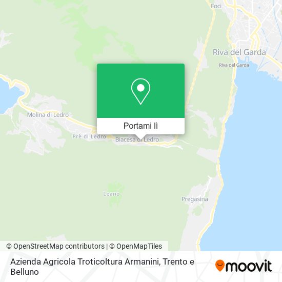 Mappa Azienda Agricola Troticoltura Armanini