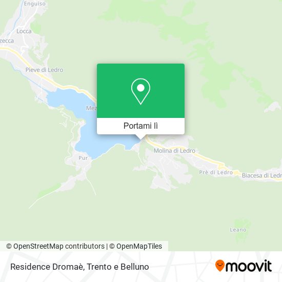 Mappa Residence Dromaè