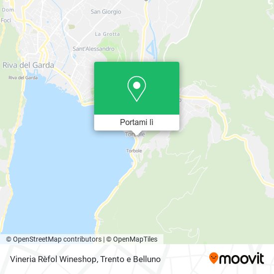 Mappa Vineria Rèfol Wineshop
