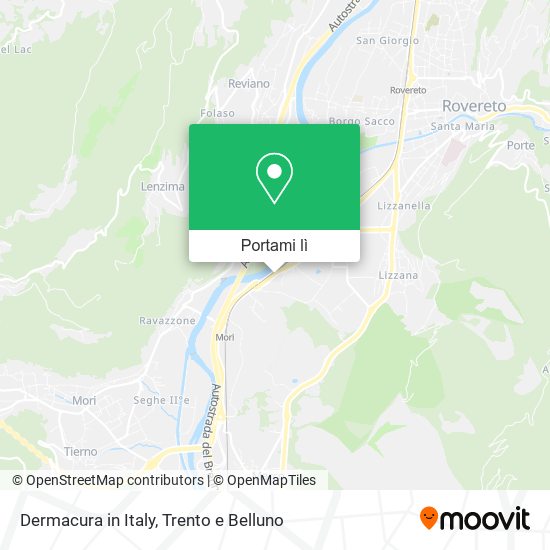 Mappa Dermacura in Italy