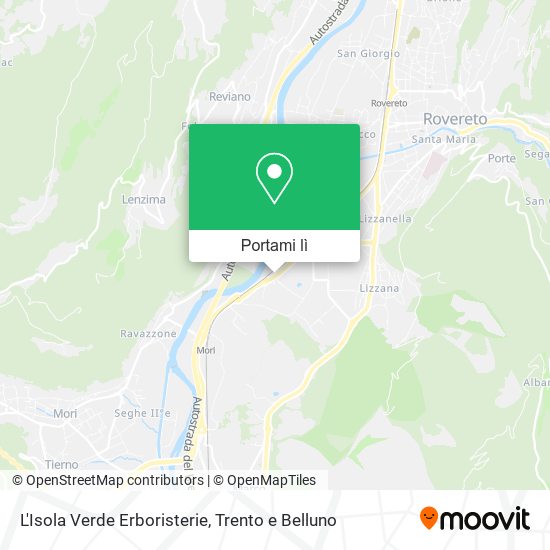 Mappa L'Isola Verde Erboristerie