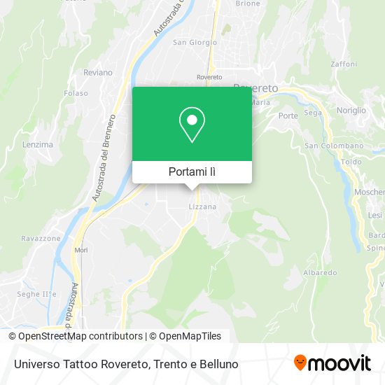 Mappa Universo Tattoo Rovereto