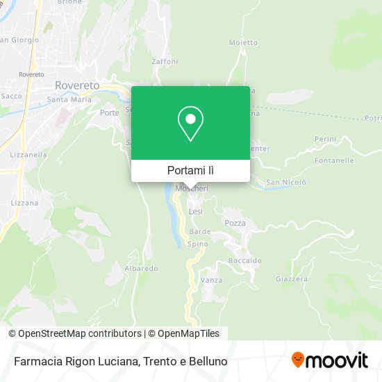 Mappa Farmacia Rigon Luciana
