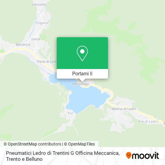 Mappa Pneumatici Ledro di Trentini G Officina Meccanica