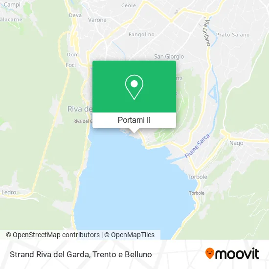 Mappa Strand Riva del Garda