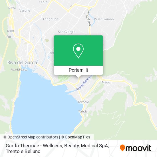 Mappa Garda Thermae - Wellness, Beauty, Medical SpA