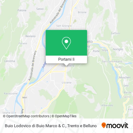 Mappa Buio Lodovico di Buio Marco & C.