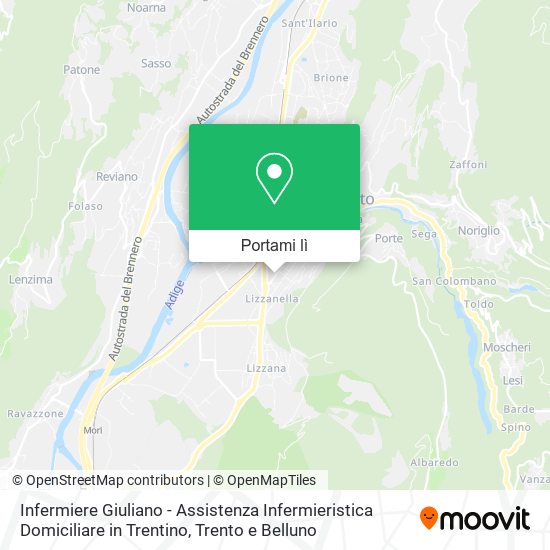 Mappa Infermiere Giuliano - Assistenza Infermieristica Domiciliare in Trentino