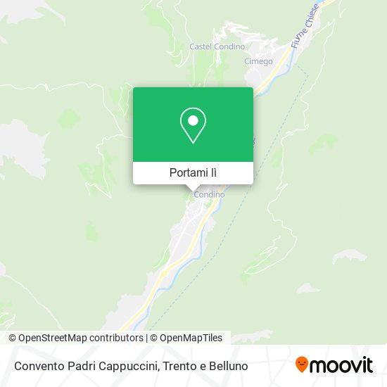 Mappa Convento Padri Cappuccini