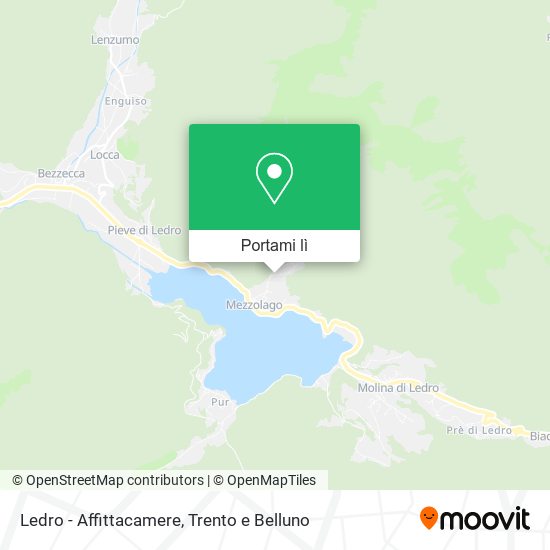 Mappa Ledro - Affittacamere
