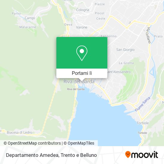 Mappa Departamento Amedea