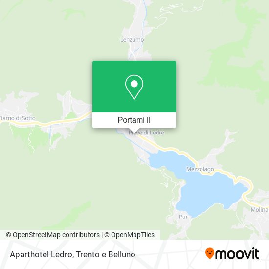 Mappa Aparthotel Ledro