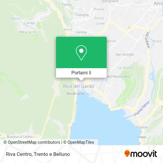 Mappa Riva Centro