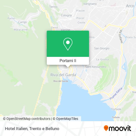 Mappa Hotel Italien