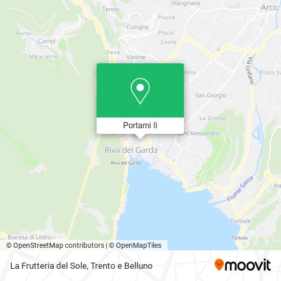 Mappa La Frutteria del Sole