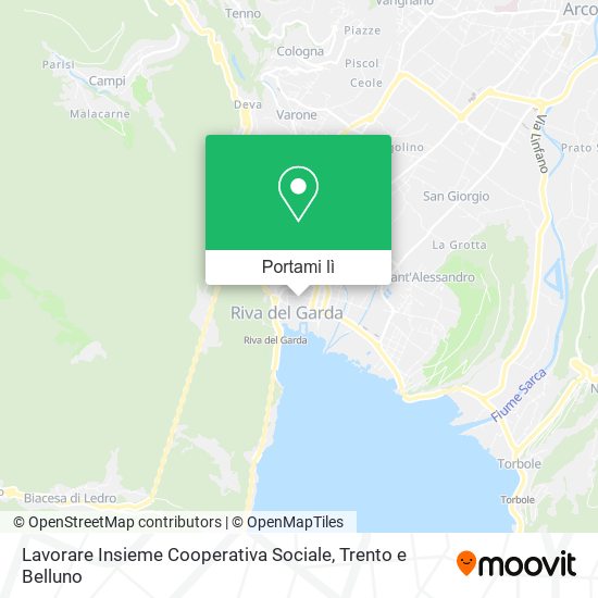 Mappa Lavorare Insieme Cooperativa Sociale